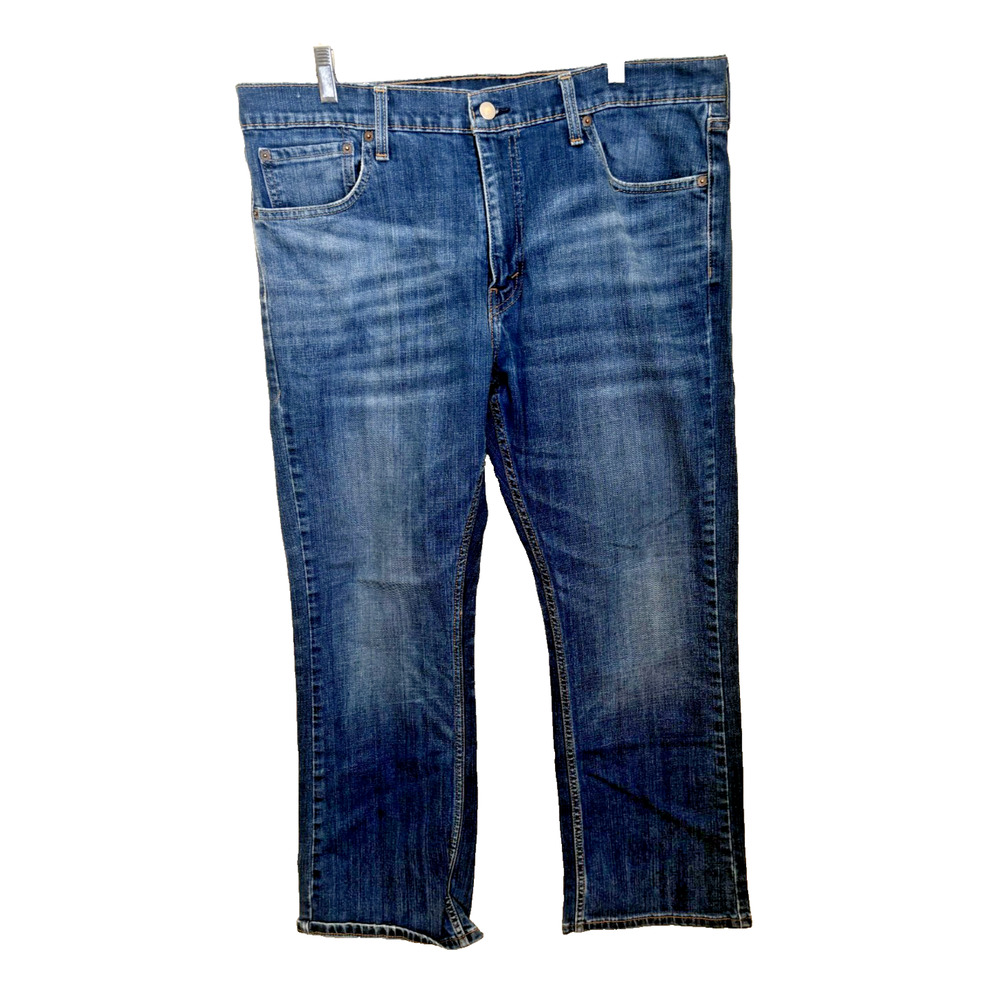 Levis Jeans Mens 38x30 Blue 527 Low Rise Boot Fit Casual Denim Workwear Bootcut